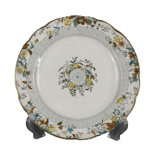 WedgWood Lace 10 X 1 Cream Multicolor Ra No 161762 Dinner Plate 854 #7I
