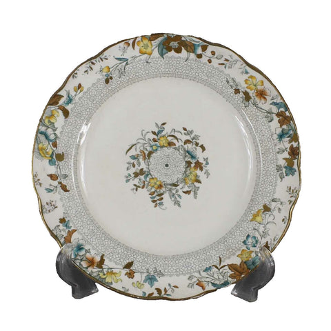 WedgWood Lace 10 X 1 Cream Multicolor Ra No 161762 Dinner Plate 854 #7I
