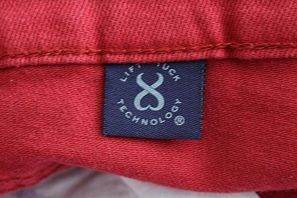 NYDJ 8 x 27 Red Slim Lift Tuck Technology Cotton Spandex Jeans