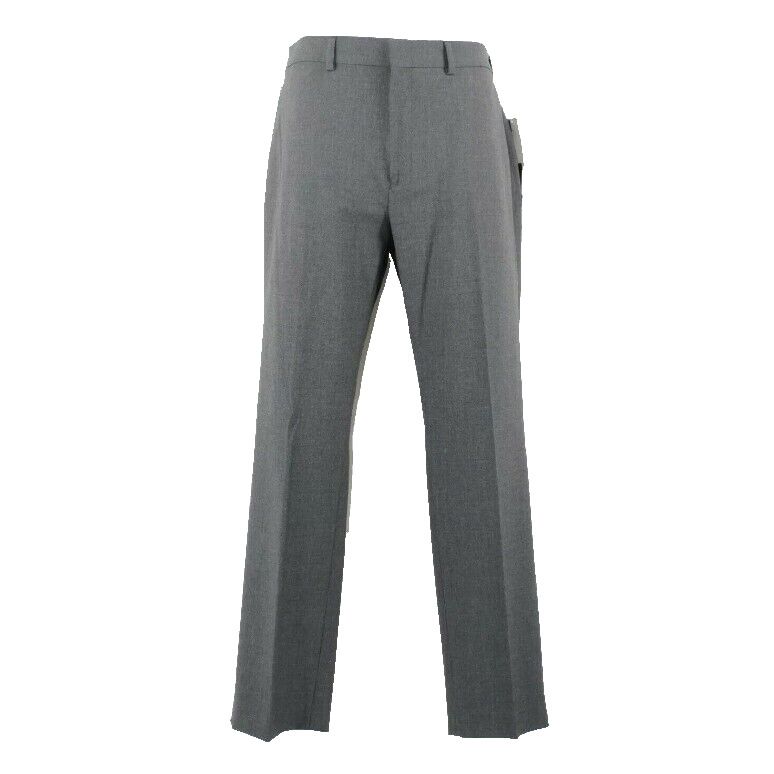 Lauren Slim Fit NEW $95 Sz 34W x 30 Dark Gray Polyester Blend Trouser Pant