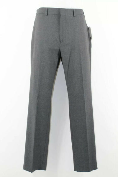 Lauren Slim Fit NEW $95 Sz 34W x 30 Dark Gray Polyester Blend Trouser Pant