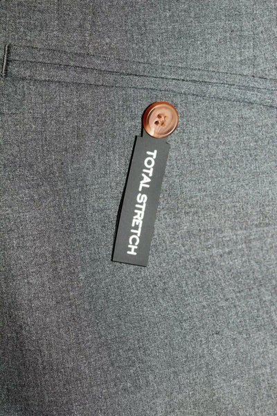Lauren Slim Fit NEW $95 Sz 34W x 30 Dark Gray Polyester Blend Trouser Pant