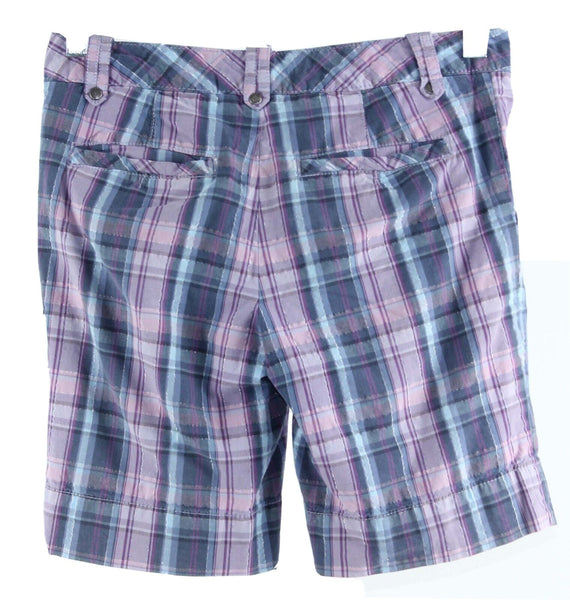 Canyon River Blues Sz 10 Girl Lavender Blue Silver Pld Cotton Spandex Shorts