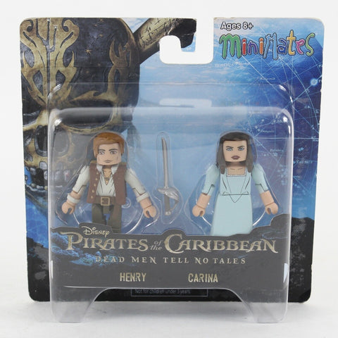 Diamond Select Pirates Of The Caribbean Henry & Carina Mini Mates
