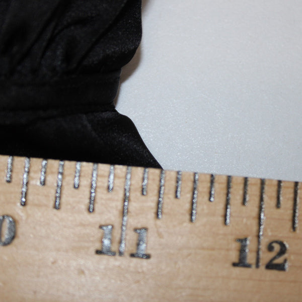 Stella Laguna Beach Sz S Black Ruching Lined Zip Sweetheart Neck Polyester Dress