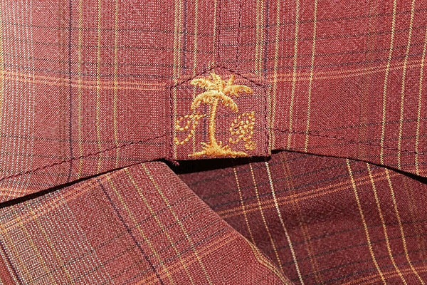 Tommy Bahama Sz XL Rust Plaid Button Front 100% Silk Men's Shirt