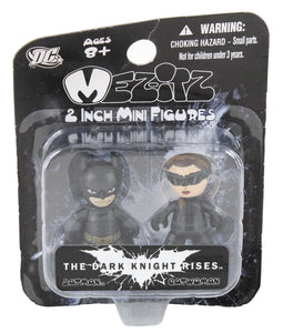 Mezco The Dark Knight Rises Batman & Catwoman 2" Mini Action Figures