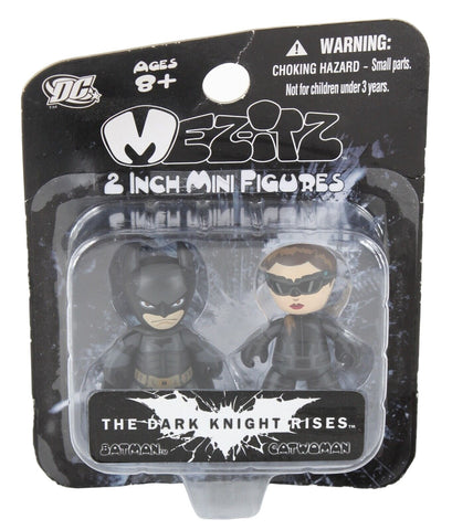 Mezco The Dark Knight Rises Batman & Catwoman 2" Mini Action Figures