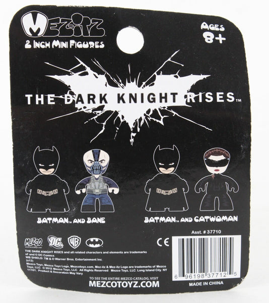 Mezco The Dark Knight Rises Batman & Catwoman 2" Mini Action Figures