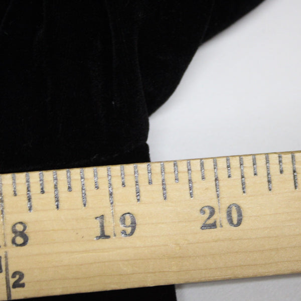 BB Dakota $99 Crush A Lot Sz M Black Poly Nylon Velvet Velveteen Blazer Jacket