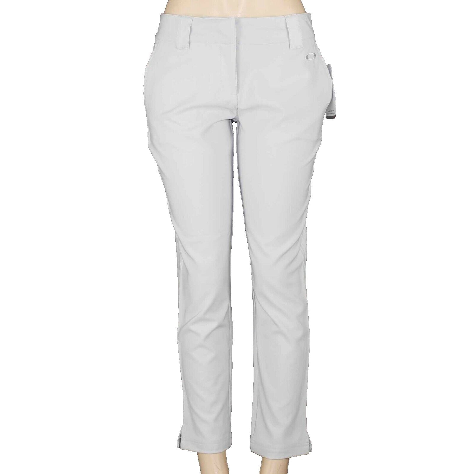 Oakley Sz 6 X 29 Light Gray Straight Leg Polyester Spandex Pant