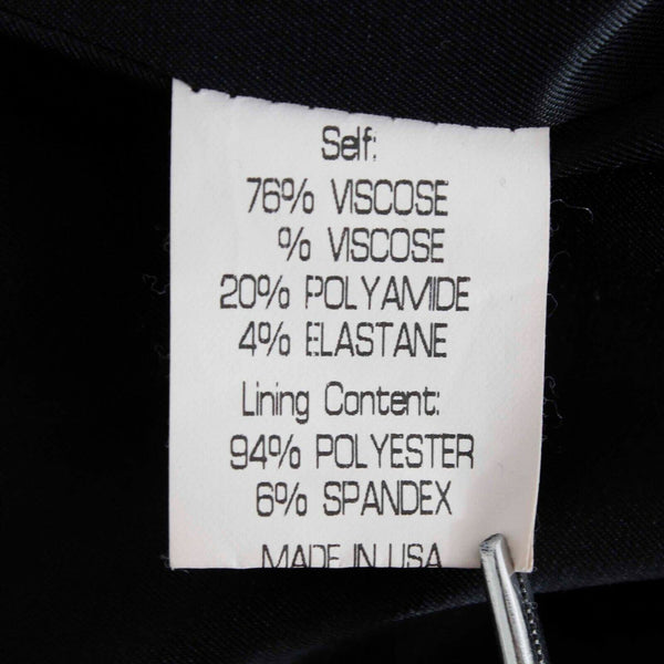 Theory Sz S Black Heavy Knit Lined Viscose Polyamide Blazer Jacket