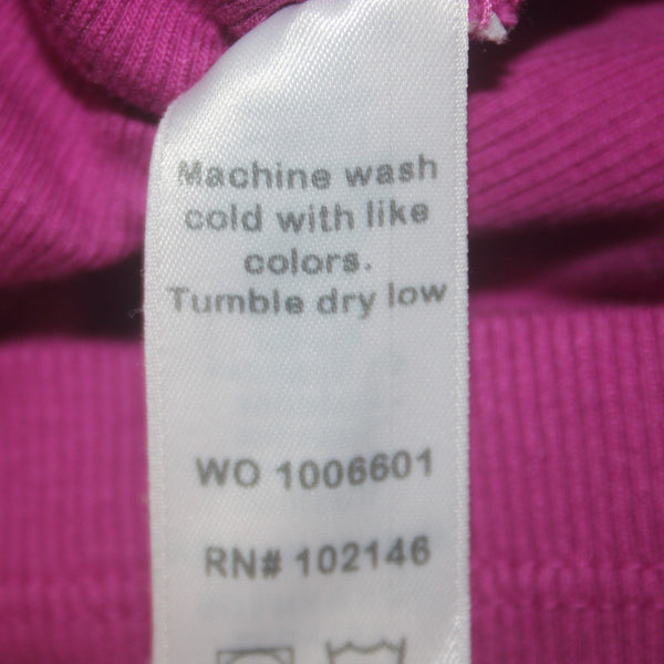 Michael Stars Dress Sz M Magenta Pink Ruched Cotton Modal Spandex Dress