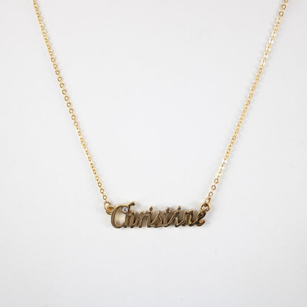 CHRISTINE NEW Goldtone Rhinestone Accent 14.5" w 4.5" Multi Ring Ext Necklace