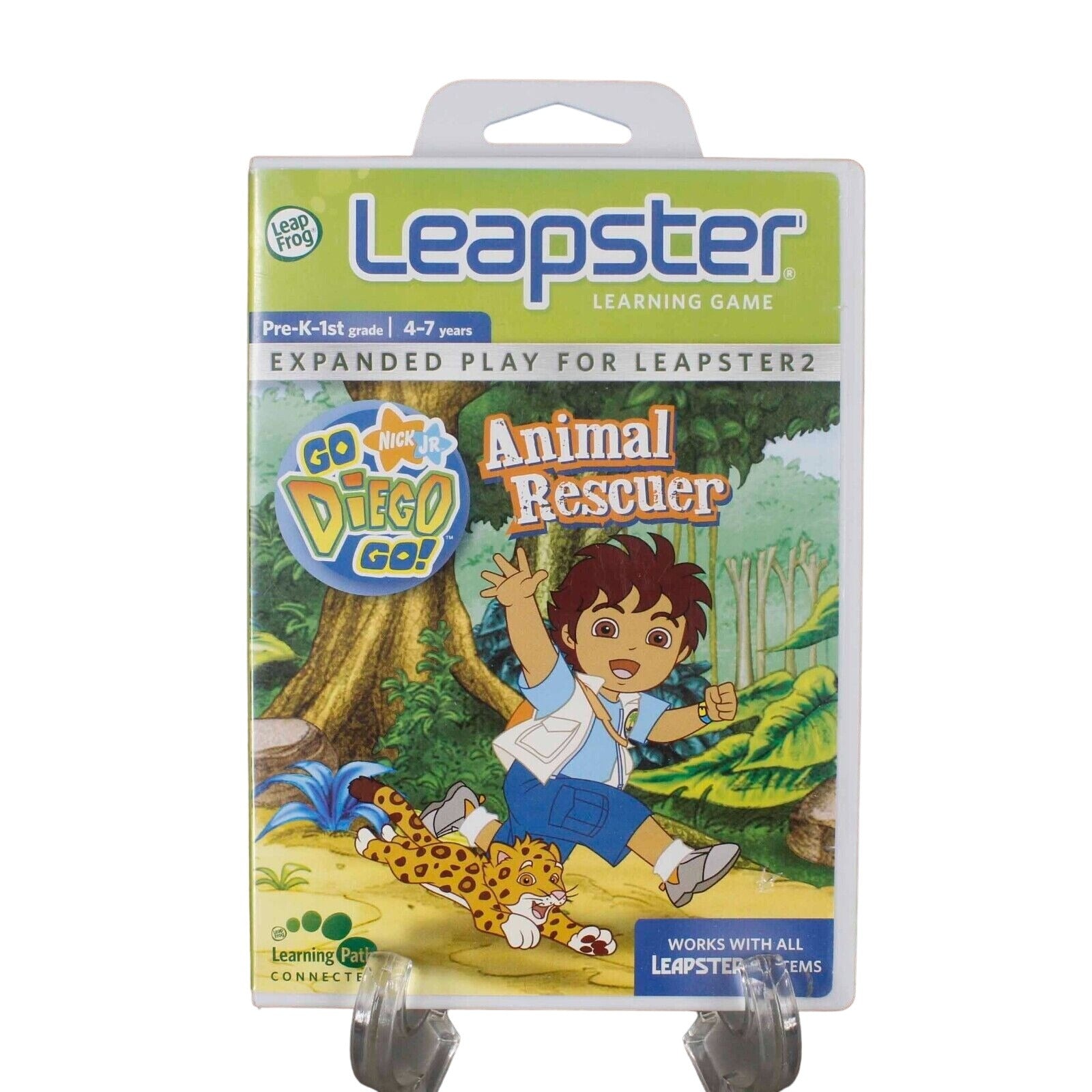 Leap Frog Leapster Go Diego Animal Rescuer Pre K 1st Grade Learning Game