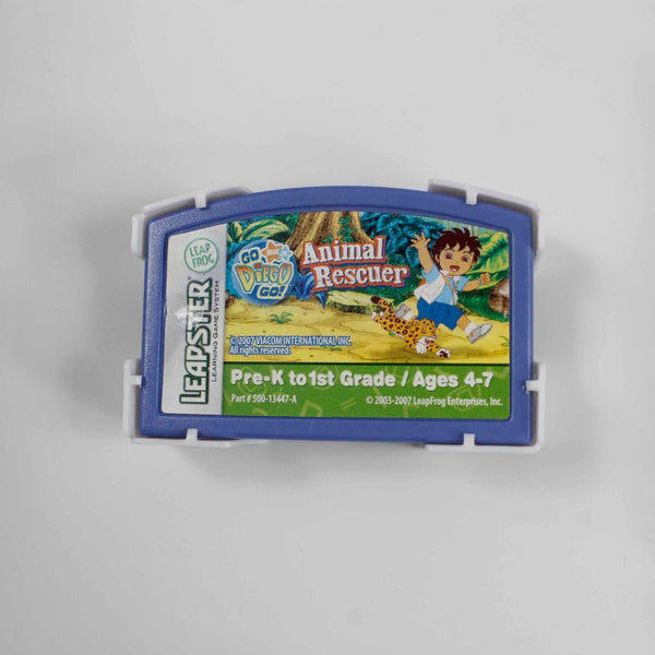 Leap Frog Leapster Go Diego Animal Rescuer Pre K 1st Grade Learning Game