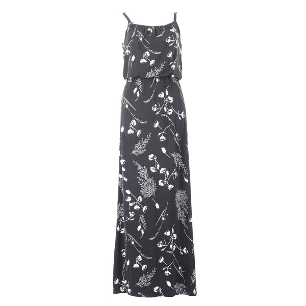 White House Black Market Dress NEW $90 Sz XS Black White Floral Poly Dress