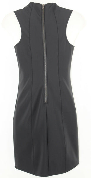 Buffalo David Bitton Karina Sz 0? Black Bodycon Nylon Blend Poly Dress