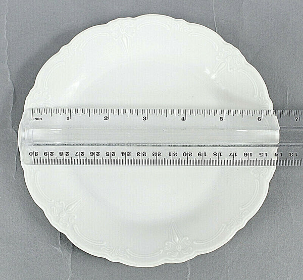 Tirschenreuth Baronesse? 7" White Bavarian Germany Plate