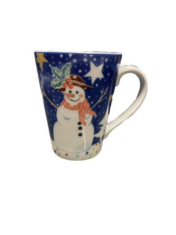 Noritake Epoch Christmas Snowman 4.5" Coffee Cup