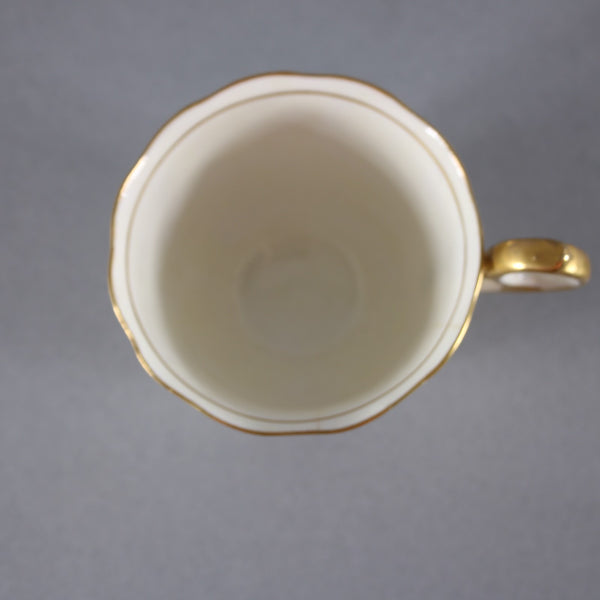 Radford's Tea Cup With Saucer Fenton Gold Multi Color Floral Tea Cup With Saucer