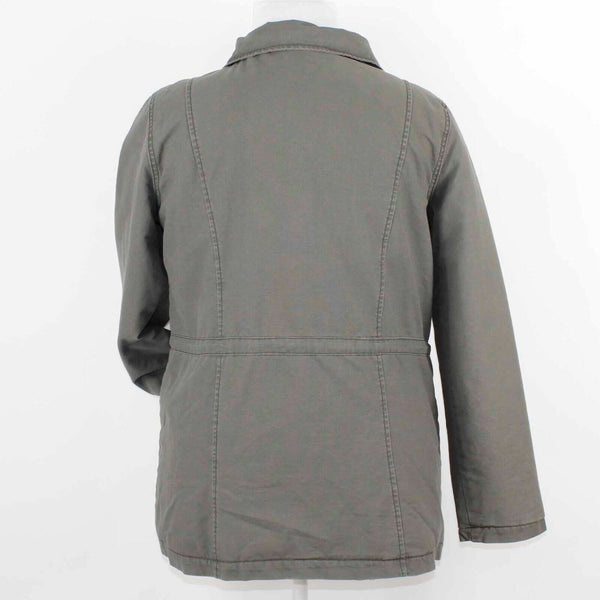 Rachel Roy NEW Sz XL Olive Green Canvas Faux Fur Lined Jacket