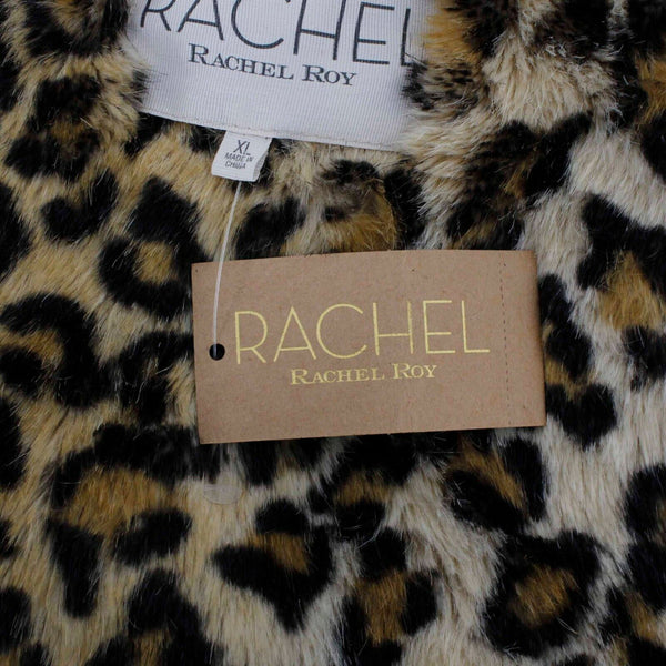Rachel Roy NEW Sz XL Olive Green Canvas Faux Fur Lined Jacket