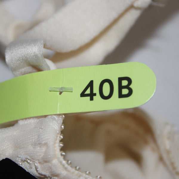 Bali Bra NEW $44 Classic Support Sz 40B Cream Unpadded Wired Nylon Bra