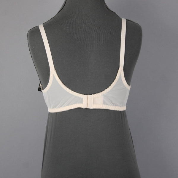 Bali Bra NEW $44 Classic Support Sz 40B Cream Unpadded Wired Nylon Bra