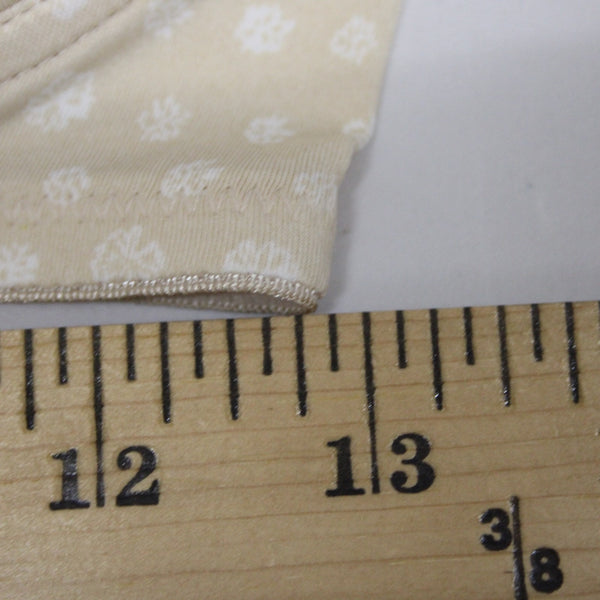 Warners NWOT Sz 36C Tan White No Underwire T Shirt Bra