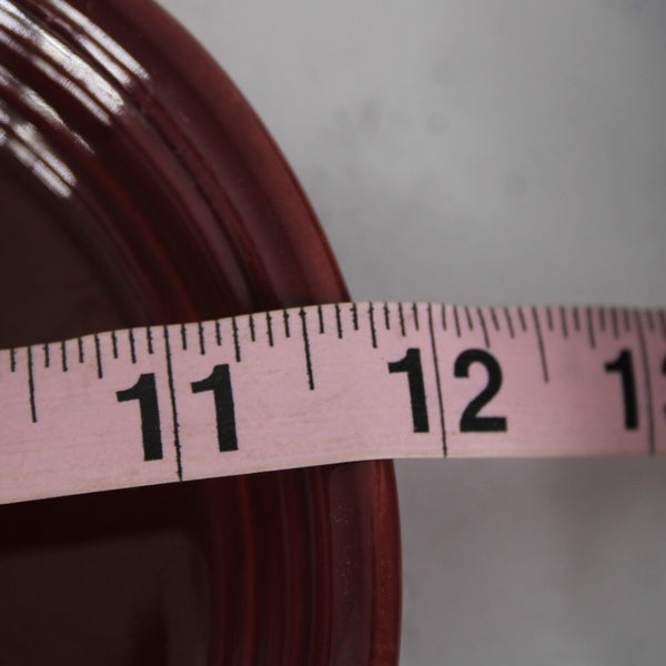 Fiesta Homer Laughun China Burgundy  Lead Free 11.25" AS IS Platter