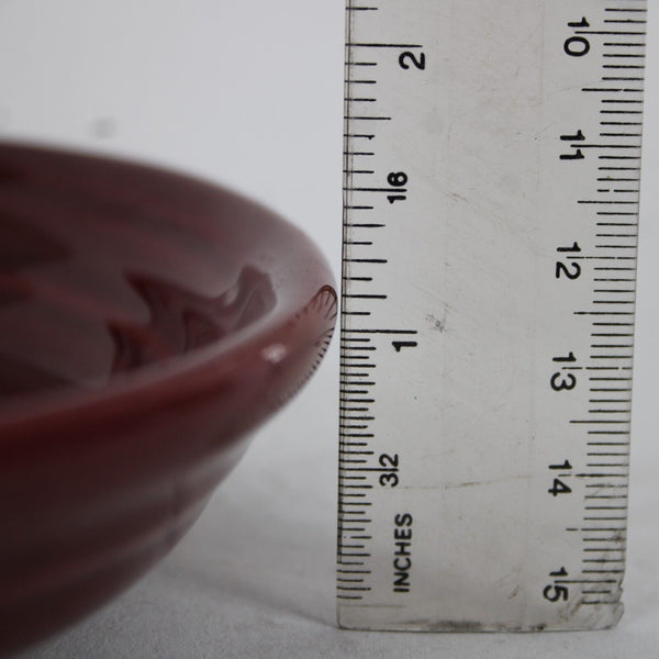Fiesta Homer Laughun China Burgundy  Lead Free 11.25" AS IS Platter
