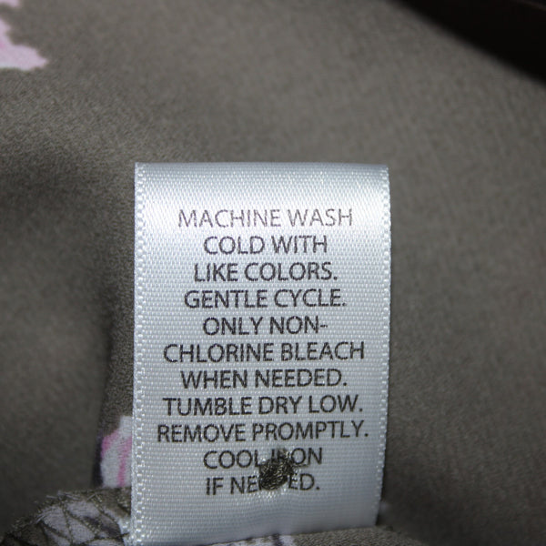 Candies $38 Zeniflora Sz S Pink Multi Color Floral Buttons 100% Polyester Top