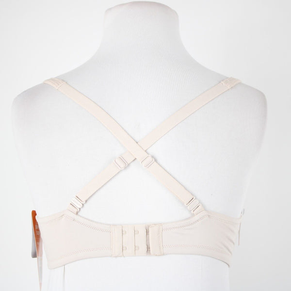 Warners NEW $22 Sz 34C Beige Wire Free Light Lift Ultimate Comfort Polyester Bra