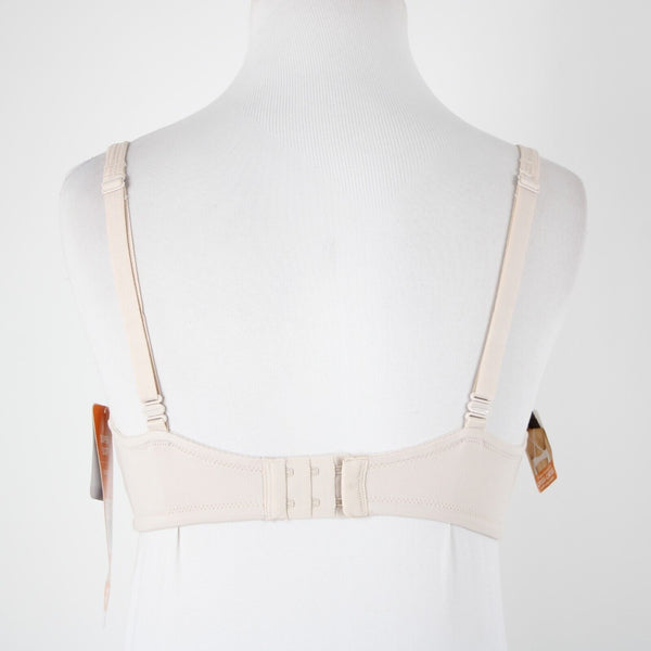 Warners NEW $22 Sz 34C Beige Wire Free Light Lift Ultimate Comfort Polyester Bra