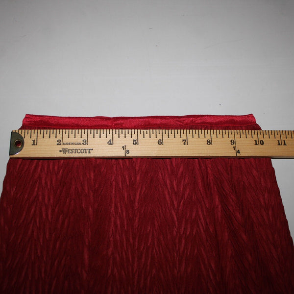 Komarov Sz S? Red Black Ruffle Lace Godet Inset Elastic Waist Skirt