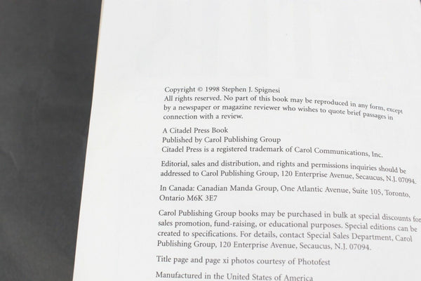 Stephen J Spicesi 1998 The Beatles Book Of Lists Soft Cover Book