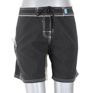Mysterioso Sz 6 x 7  Black White Tie Pocket 100% Polyester Swim Suit Shorts