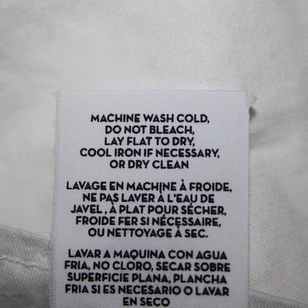 J Brand Sz 26 x 27 White Cargo Pockets Cotton Linen Pant