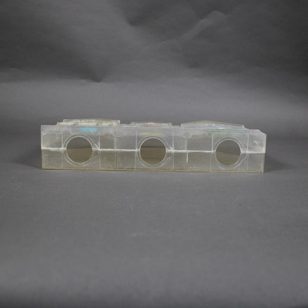 Clear Multi Color Plastic 12 x 7.5 AS IS Piggy Bank