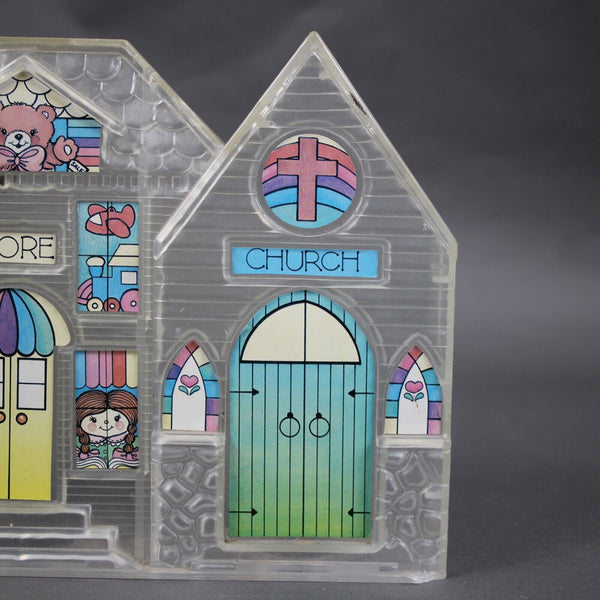 Clear Multi Color Plastic 12 x 7.5 AS IS Piggy Bank