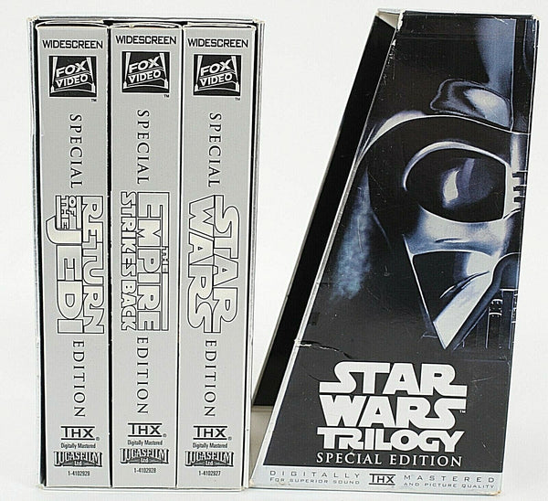 FOX Video THX 1997 Star Wars Trilogy Special Edition Widescreen VHS Set