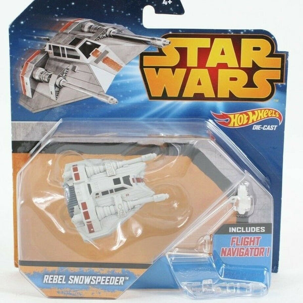 Hot Wheels Star Wars Rebel SnowSpeeder Includes Flight Navigator