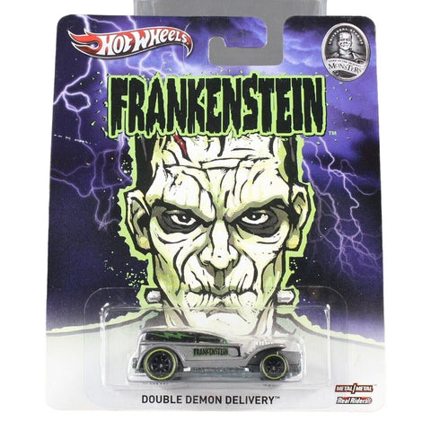 Mattel NEW Hot Wheels Frankenstein Double Demon Delivery