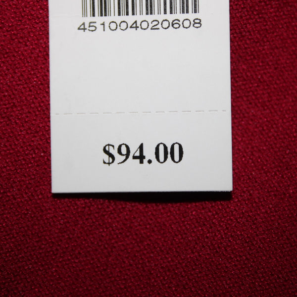 White House Black Market NEW $94 Sz M Cardinal Red Rayon Nylon Cardigan Sweater