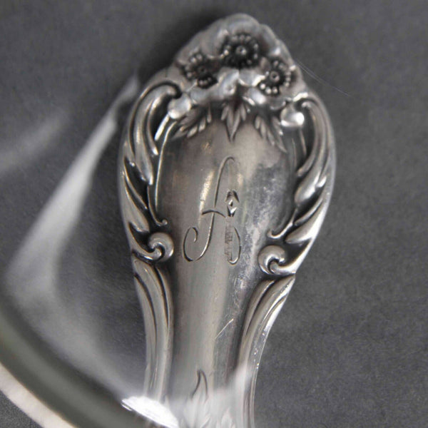 International Sterling Wild Rose 30g Silverware Fancy Silver Sterling Spoon