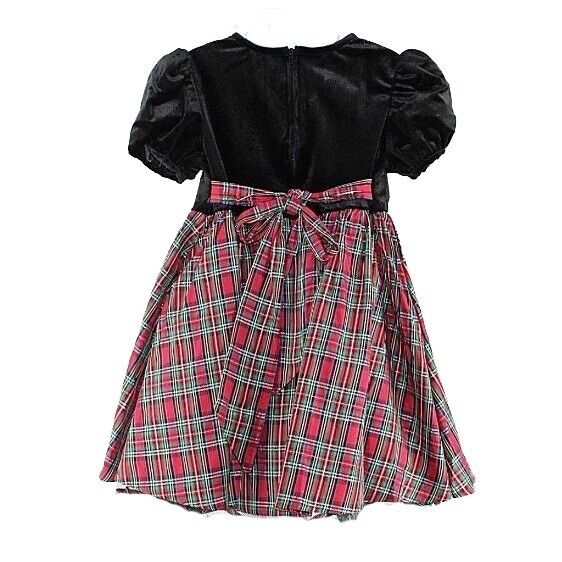 X trordinary NEW $40 Sz 6 Black Red Green Acetate Poly Nylon Cotton Dress