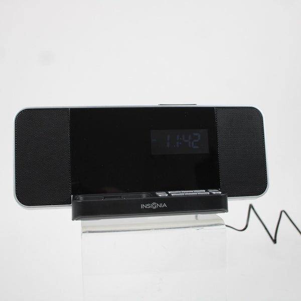 Insignia Clock Radio With Dock For Iphone Ipod FM Tuner Radio