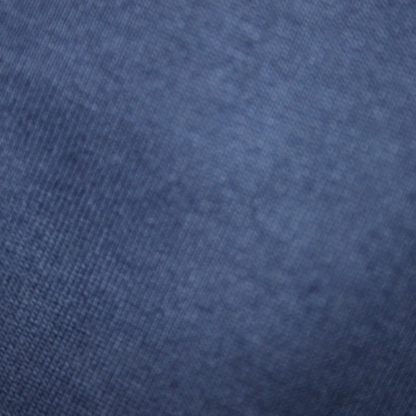 Synergy Dress Sz L Navy Blue White Floral V Neck 100% Organic Cotton Dress