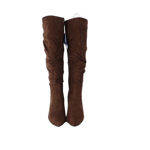 White Mountain Boots NEW Sz 9M Brown Textile Man Made Calf 3.5" Boots